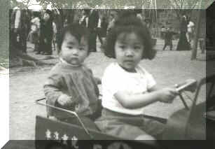 Joan & Grace on a truck